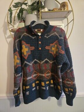 Vintage Boston Traders 100% Wool Sweater